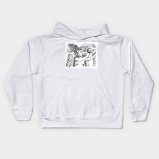 Cupid and Psyche Kids Hoodie